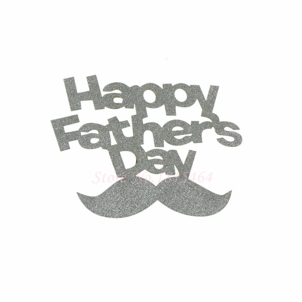 Download 30pcs Glitter Cupcake Toppers Diy Moustache Happy Father Day Cake Topper Flag For Daddy S Birthday Party Cake Baking Decor Cake Decorating Supplies Aliexpress