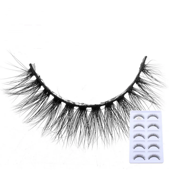 Hbzgtlad 5 пар из искусственной норки ресницы 3D натуральные накладные ресницы 3d норковые ресницы мягкие ресницы для наращивания макияжа комплект Cilios