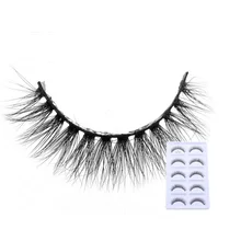 Hbzgtlad 5 пар из искусственной норки ресницы 3D натуральные накладные ресницы 3d норковые ресницы мягкие ресницы для наращивания макияжа комплект Cilios