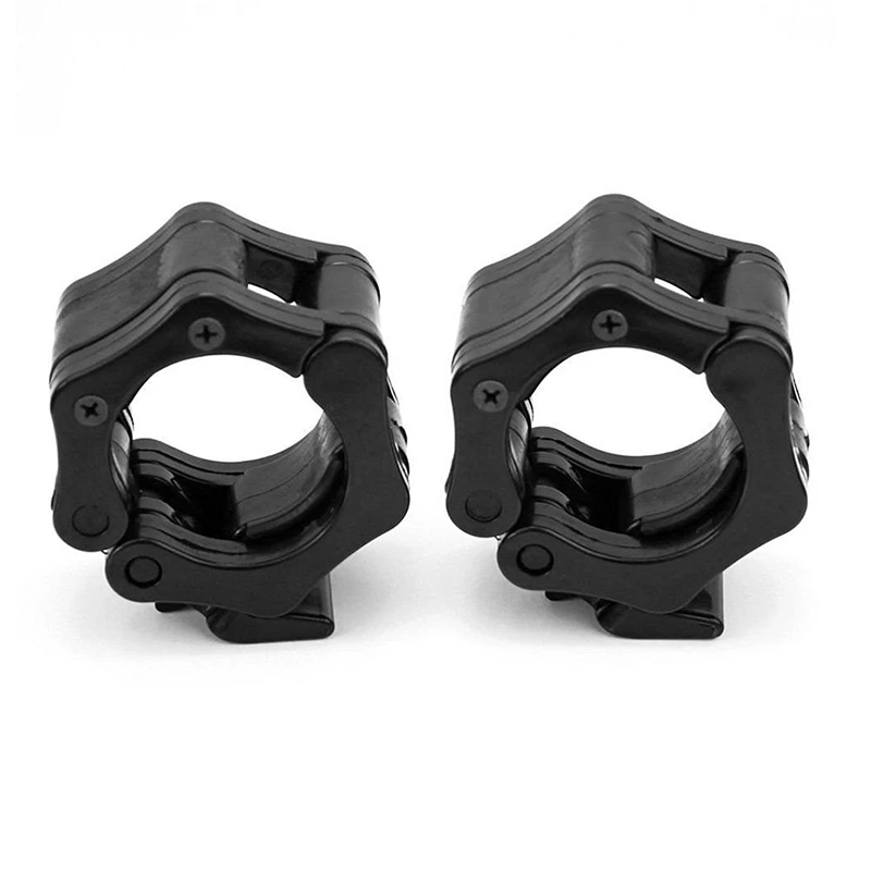 1 Pair Olympic 2 Spinlock Collars Barbell Collar Lock Dumbell Clips Clamp Weight lifting Bar Gym Dumbbell Fitness Body Building (15)
