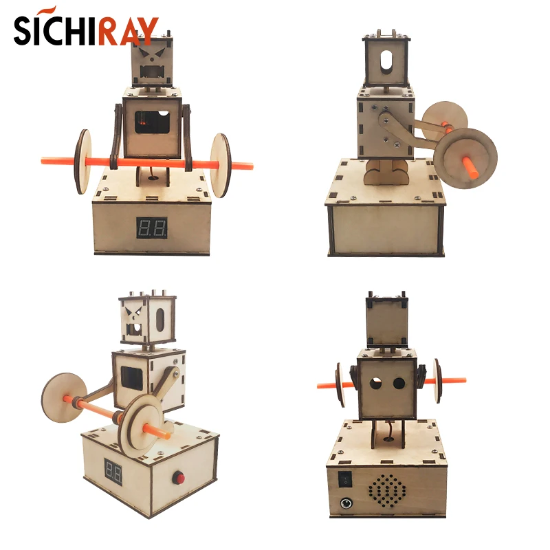 Sichiray DIY Ручная работа мозговая волна Интеллектуальный Голос мозговая волна мозговая связь игрушки Neurosky гарнитура EEG отзывы робот тяжелой атлетики