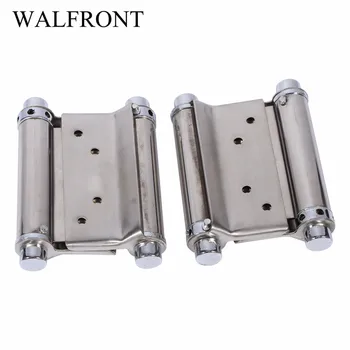 

2Pcs 3'' Inch Door Hinges Cabinet Drawer Butt Hinge Door Swing Stainless Steel Door Hinges artesanato With Screws Hardware New