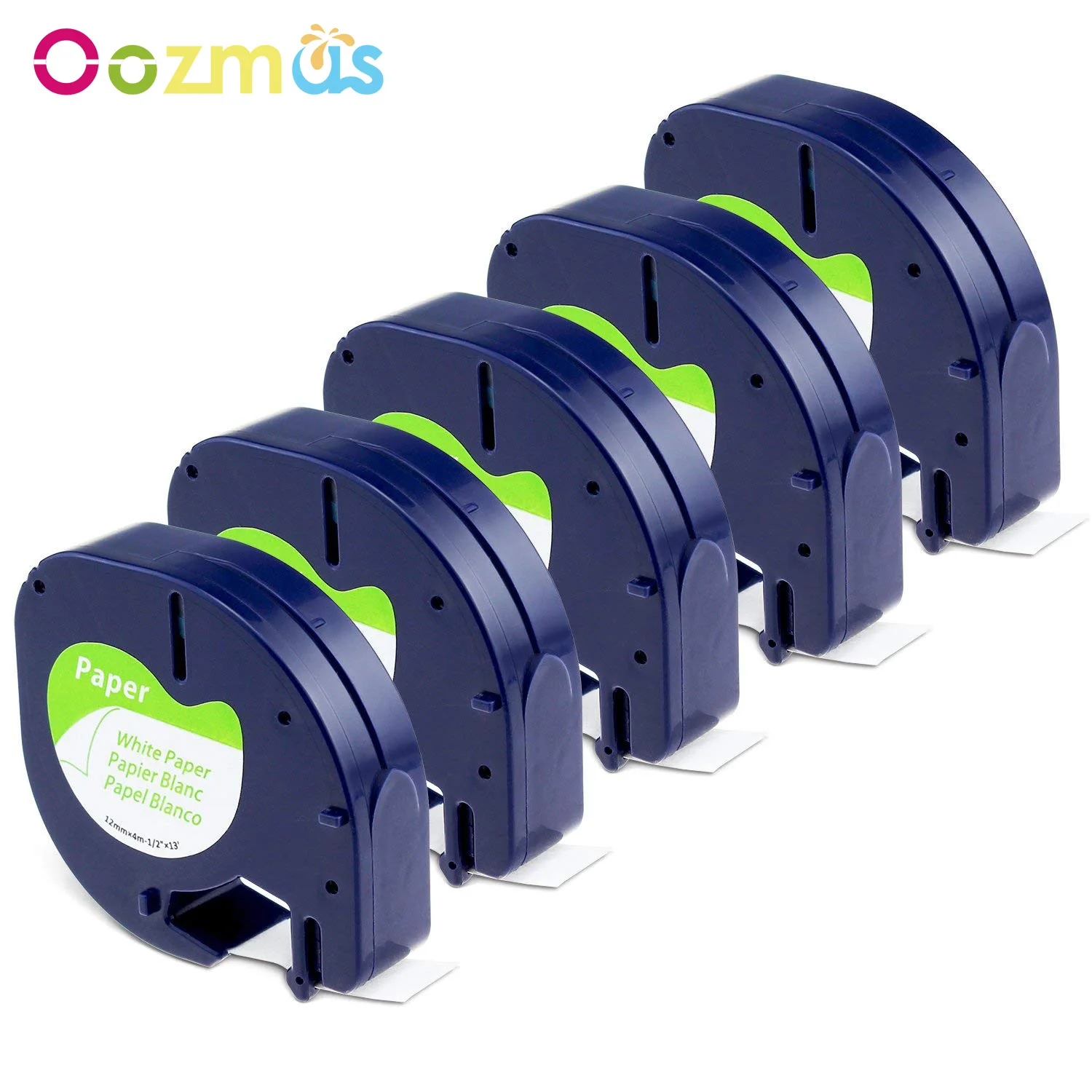 Совместимость с DYMO LetraTag Refills 12 мм 91330 91200 самоклеящаяся белая бумажная этикетка