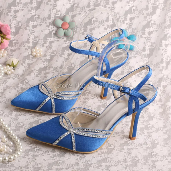 Handmade Pointed Toe Pumps White Crystal Shoes Wedding Bridal Slingback Handmade Pointed Toe Pumps White Crystal Shoes Wedding Bridal Slingback