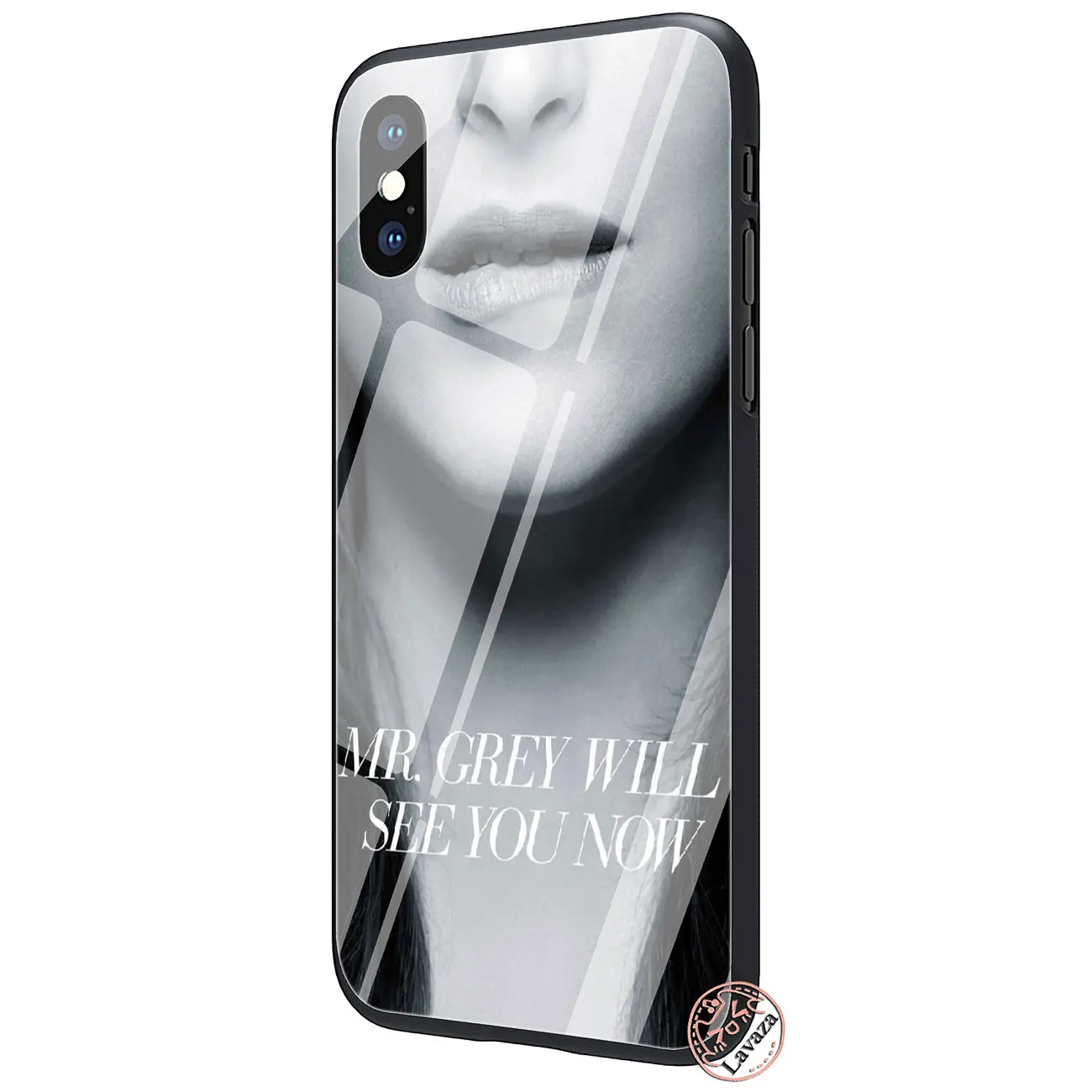 Lavaza Fifty Shades из серого закаленного стекла чехол для телефона Apple iPhone XR XS Max X 8 7 6 6 S Plus 5 5S SE чехлы - Цвет: TG3