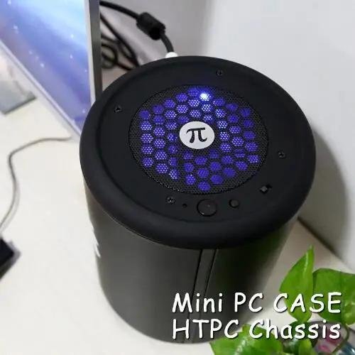 Hot Sale Dust Man Mini ITX Computer PC Case Small Mini HTPC Desktop Chassis Round Case Free cooler Hot Sale Dust Man Mini ITX Computer PC Case Small Mini HTPC Desktop Chassis Round Case Free cooler
