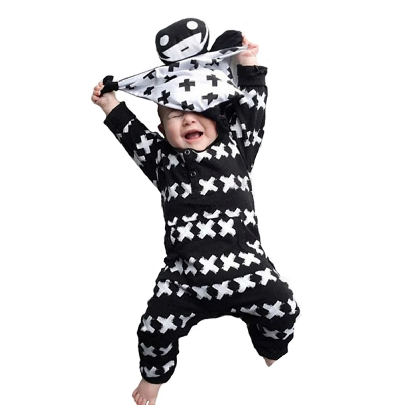 Buy Baby boy romper autumn 2016 Cross long sleeve boys