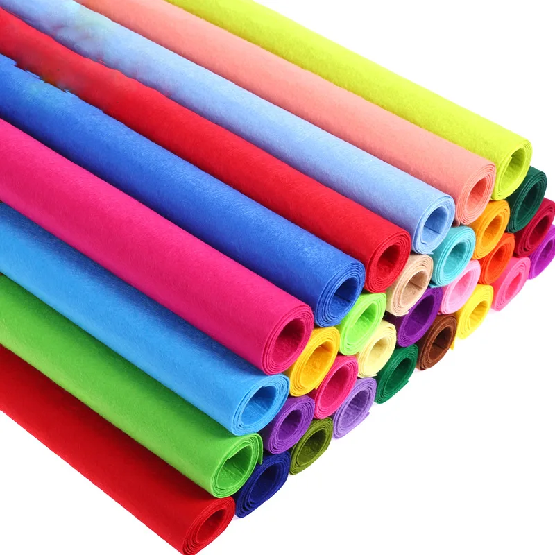

1PC 100*85CM Colored Nonwoven Fabrics DIY Children Handmade Materials Crafts Accessories Roll Clothing Sewing Decoration Supplie