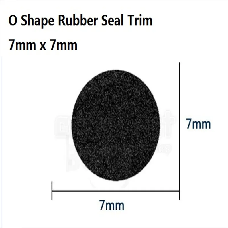 5M Rubber Seal Strip Trim O Shape Bonnet Door Waterproof All Weather Car SUV 4WD Auto Edging Protector Flexible Durable | Автомобили и