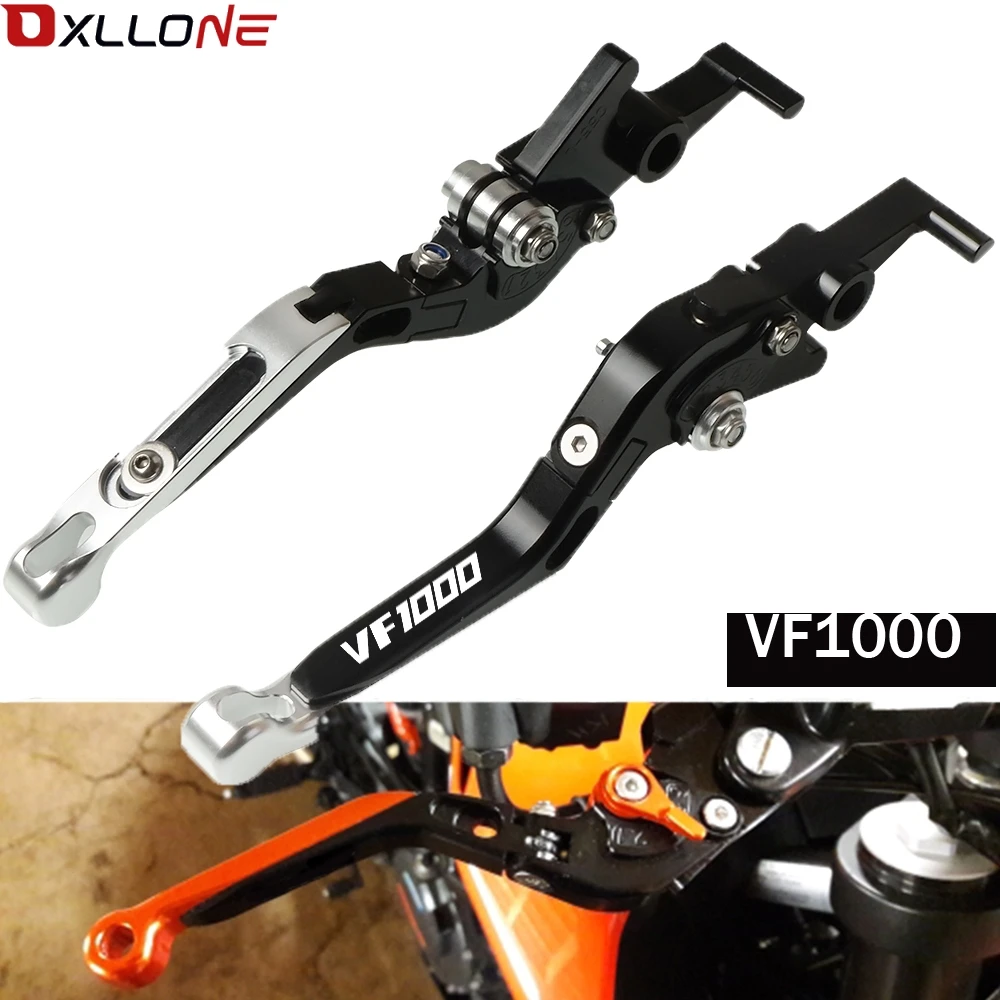 

High Quality Motorcycle Lever CNC Adjustable Folding Extendable Brake Clutch Levers For Honda VF1000 1984 1985 1986 1987 1988