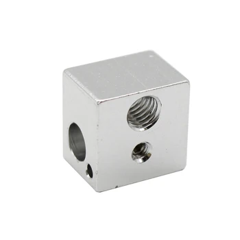 

Funssor 3D Printer parts Aluminium V5 J-head Heat Block 16mmX16mmX12mm