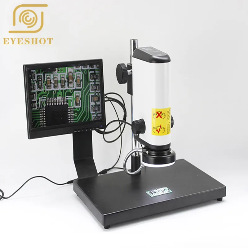 

1-200X 2MP Portable LCD Digital Microscope Working Distance 100-199mm 2MP VGA Digital Industrial Microscope Camera