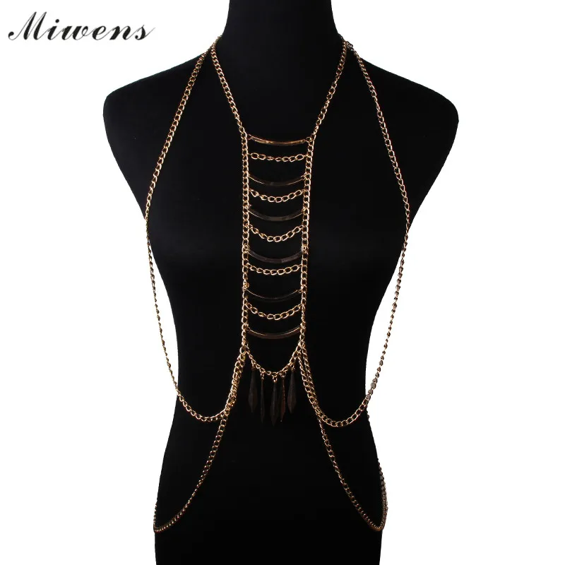 Miwens Hot Sexy Women Summer Beach Bikini Accessories Bodys Chain