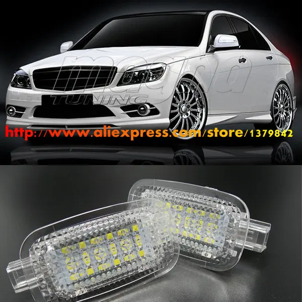 

Free Shipping 2pcs/Lot NO-Error MAKE-UP MIRROR LAMPS For W164 W169 W204 W207 W212 W216 W221 R230 W245 V251 W463 W639 Fortwo