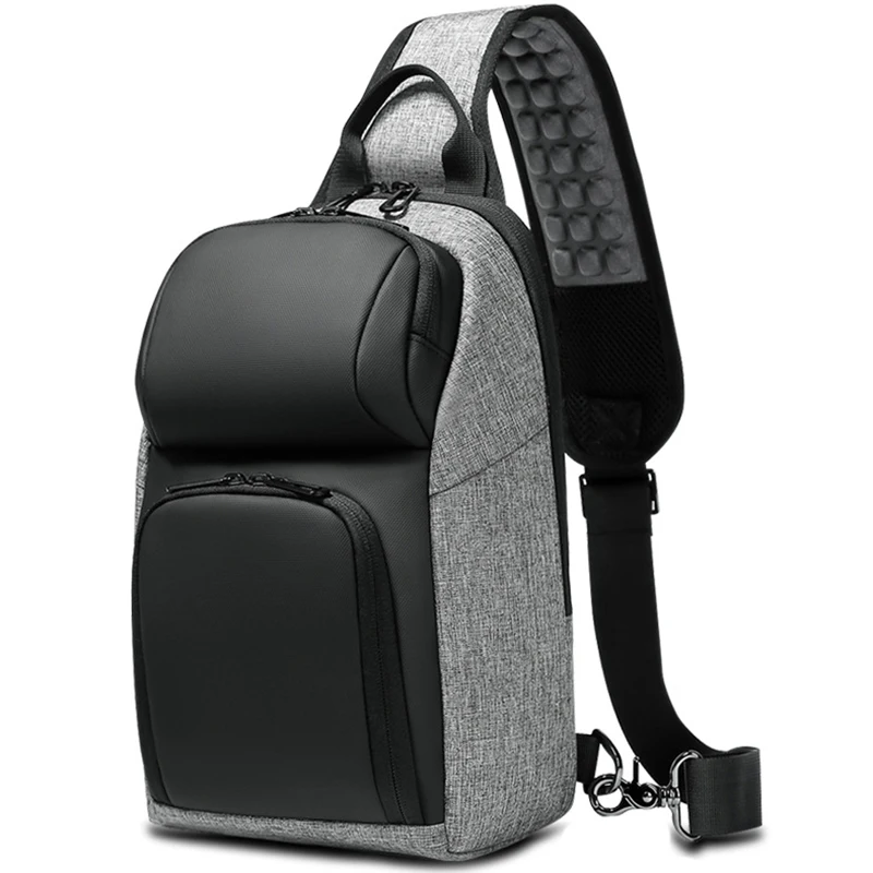 

Casual Men'S Fashion Shoulder Bag Outdoor Travel Chest Bag Usb Charging Travel Crossbody Bag