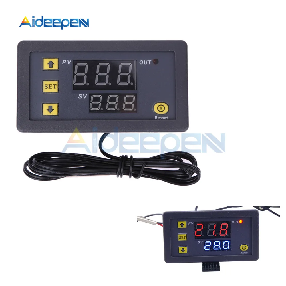 W3230 Ac 110v-220v Output Digital Thermostat Temperature Controller  Regulator Heating Cooling Control Instruments Led Display - Thermometer  Hygrometer - AliExpress