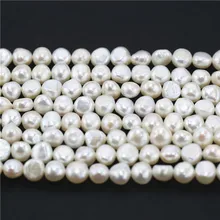 Snh 5strands/Pack 9 мм белый ранга AA естественный пресноводный жемчуг Бусины для изготовления ювелирных изделий Бусины DIY ювелирные изделия весь
