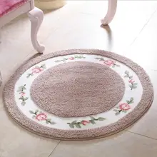 Круглый напольный ковер, коврик для гостиной, спальни, ковер, Противоскользящий коврик для ванной комнаты, коврик для кухни, домашний декор