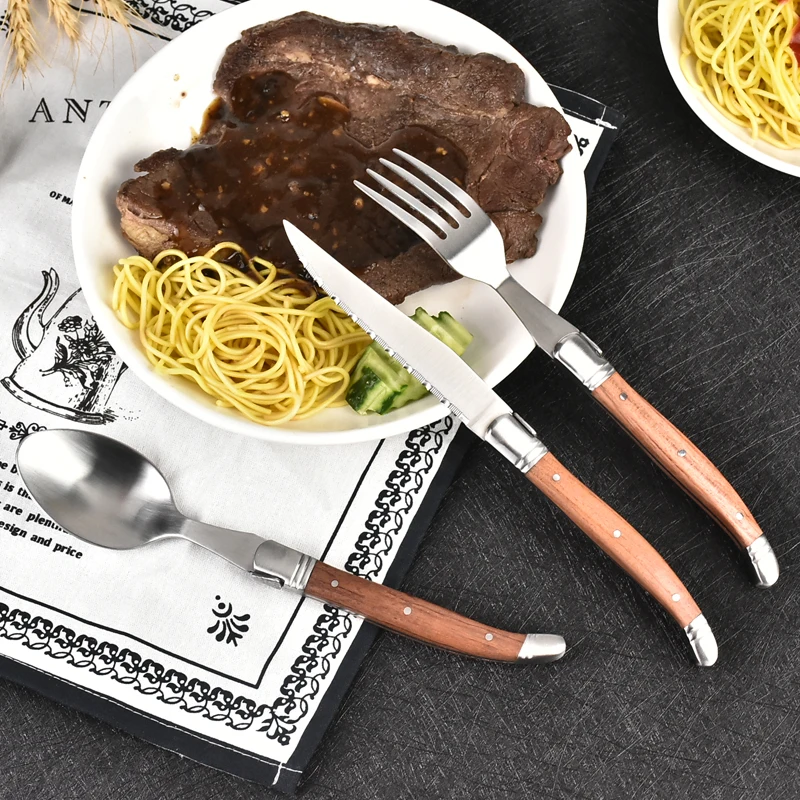 Laguiole solid wood knives  (6)