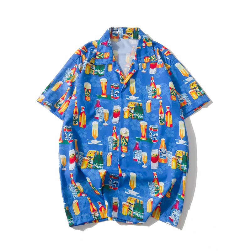 Dark Icon гавайская рубашка мужская с коротким рукавом летняя винтажная уличная Мужская рубашка хип-хоп рубашки уличная одежда