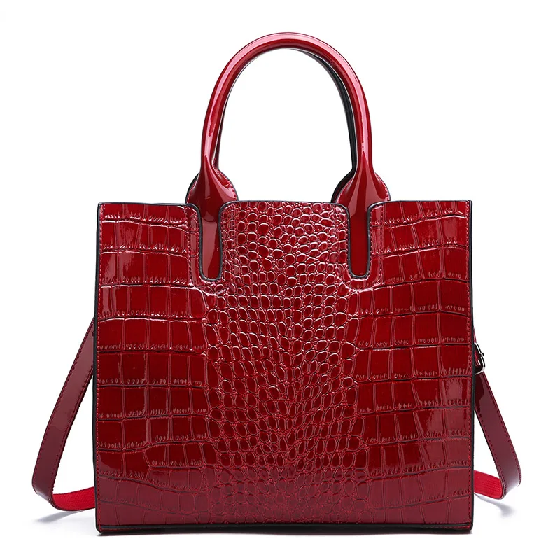 

2019 New Fashion Alligator Women Handbags High Quality Ladies Shoulder Bags Leather Female Girl Luxury Brand Crossbody Bag