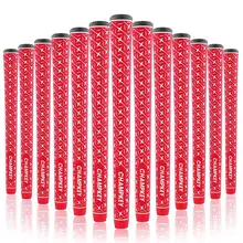 Champkey X Rubber Golf Grips Set of 13 Standard Six Colors Large Lower Hand Grips-High Feedback Rubber Golf Club Grips