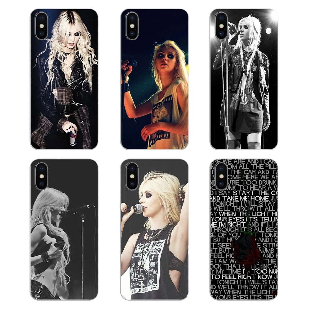 

Soft Transparent Cases Covers Taylor Momsen the pretty reckless For Xiaomi Redmi 4X S2 3S Note 3 4 5 6 6A Por Pocophone F1 Mi 6