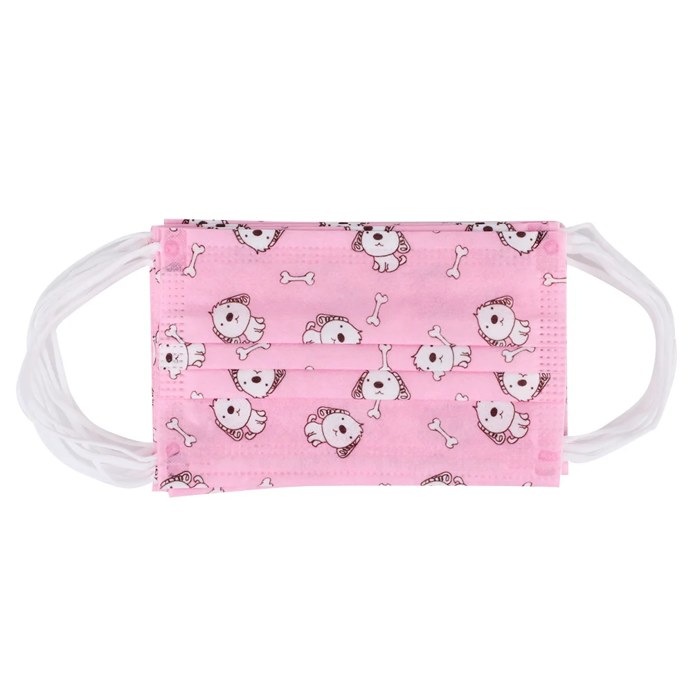 

10pcs 4 Pattern Disposable Mask Dust Mask Outsports Bacterial Filter Respirator Anti-Fog and Haze Durable Children Face Mask