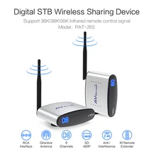 2.4G RCA TV set-top box wireless video and audio extension transmitter PAT-265 wireless AV transmitter 2.4G RCA TV set-top box wireless video and audio extension transmitter PAT-265 wireless AV transmitter