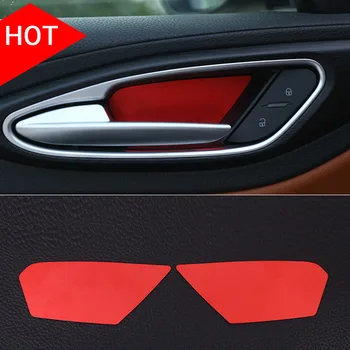 

New!! Aluminum Alloy Interior Door Handle Bowl Cover Trim For Alfa Romeo Stelvio 2017 2018 2019 2020 Set of 4pcs