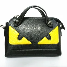 2017 Nouvelle Mode Mini Bandoulière Sacs Femmes Messenger Sacs Femelle Monstre D’oeil PU En Cuir Sacs à Bandoulière Dame Sacs À Main