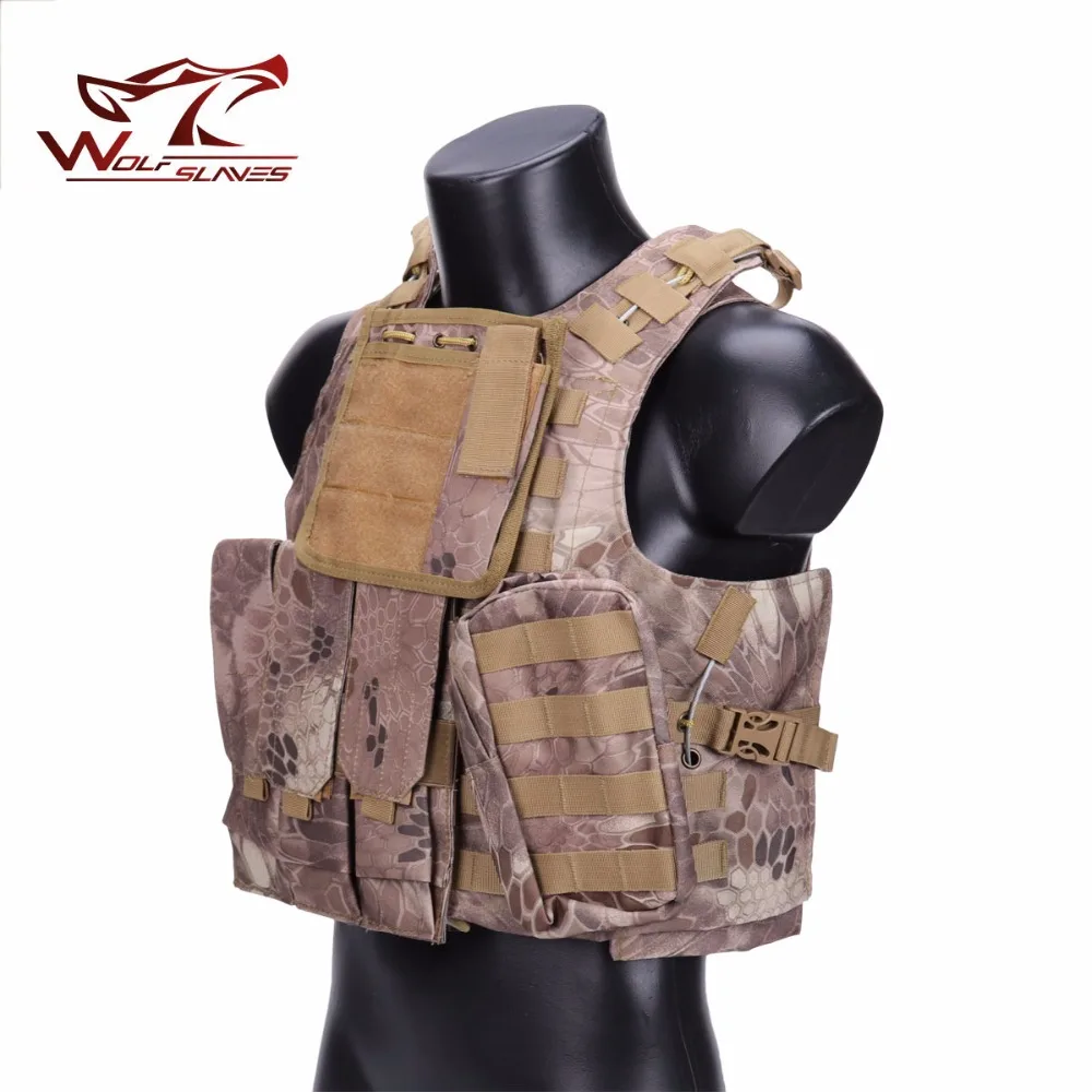 Free Shipping  Outdoort Hunting Fishing Accessories Camouflage Vest Amphibious Multi Pockets Military Tactical Pla