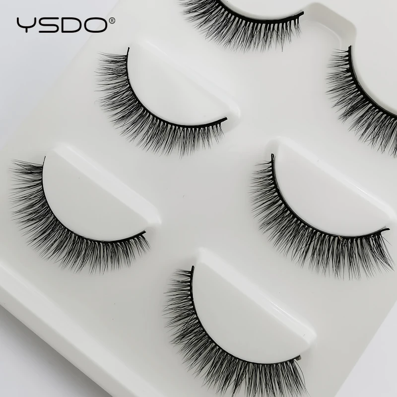 

YSDO 3 pairs 3d mink lashes hand made false eyelashes makeup mink strip lashes mink eyelashes natural lashes dramatic eyelashes