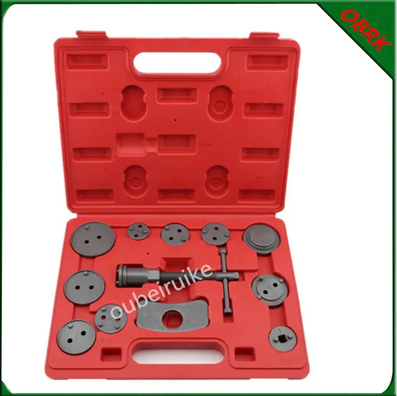 

13PCS Universal Disc Motorcycle Brake Pad Caliper Wind Back Tool Kit Universal Caliper Wind Back Kit