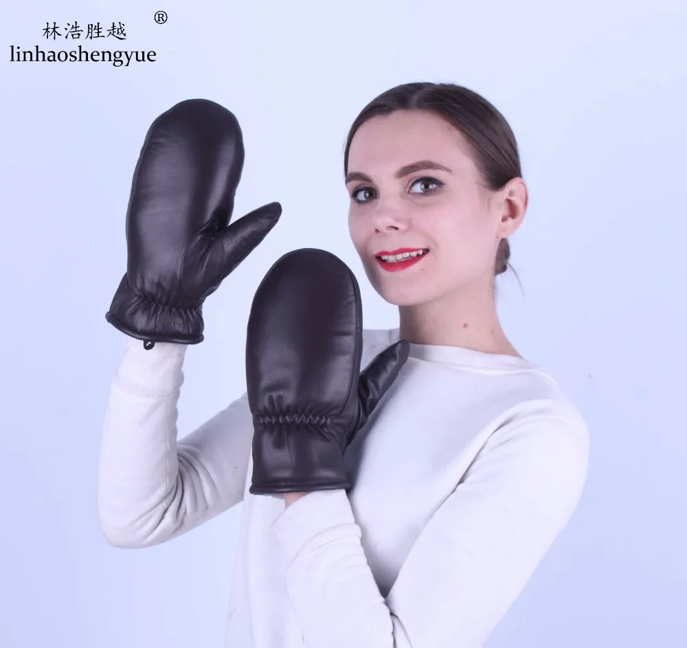 Linhaoshengyue Real Fur Gloves Women And Men Real Natural Sheepskin Gloves & Mittens AliExpress