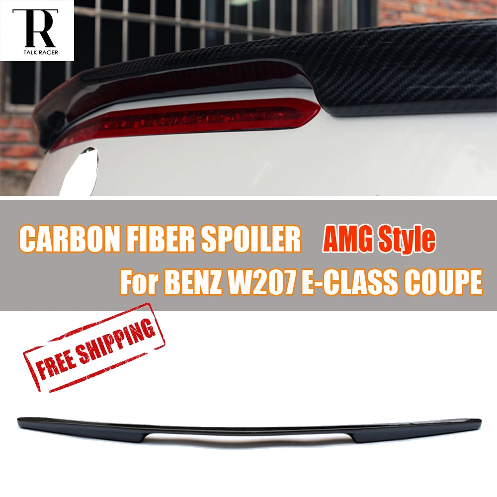 Спойлер для заднего крыла из углеродного волокна Mercedes Benz W207 C207 AMG Style Coupe 2 Door Only 2012
