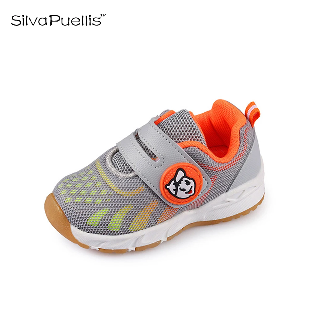 

SilvaPuellis Children's Shoes 2018 New Gray Boys Shoes Lightweight Girls Casual Shoes Non-slip Boy Boys Girls Casual Shoes