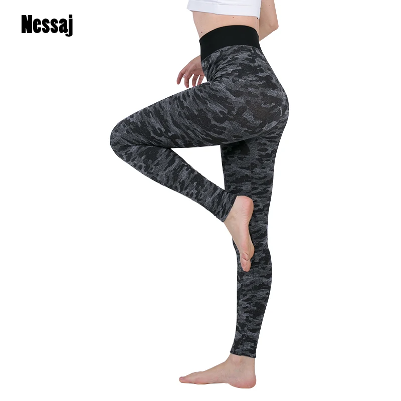 

Nessaj 5 Colors Camouflage Fitness Leggings For Women Fashion Push Up Skinny Pants Black Athleisure Slim Sexy Leggings