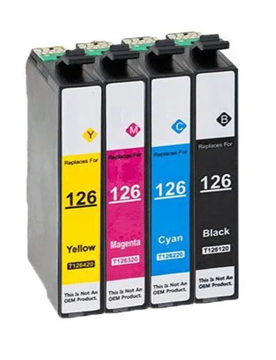 4 шт. картриджи для принтера Epson Stylus NX330/126 430 520 / 60 435 545 630 633 635 645 840 | Компьютеры и офис