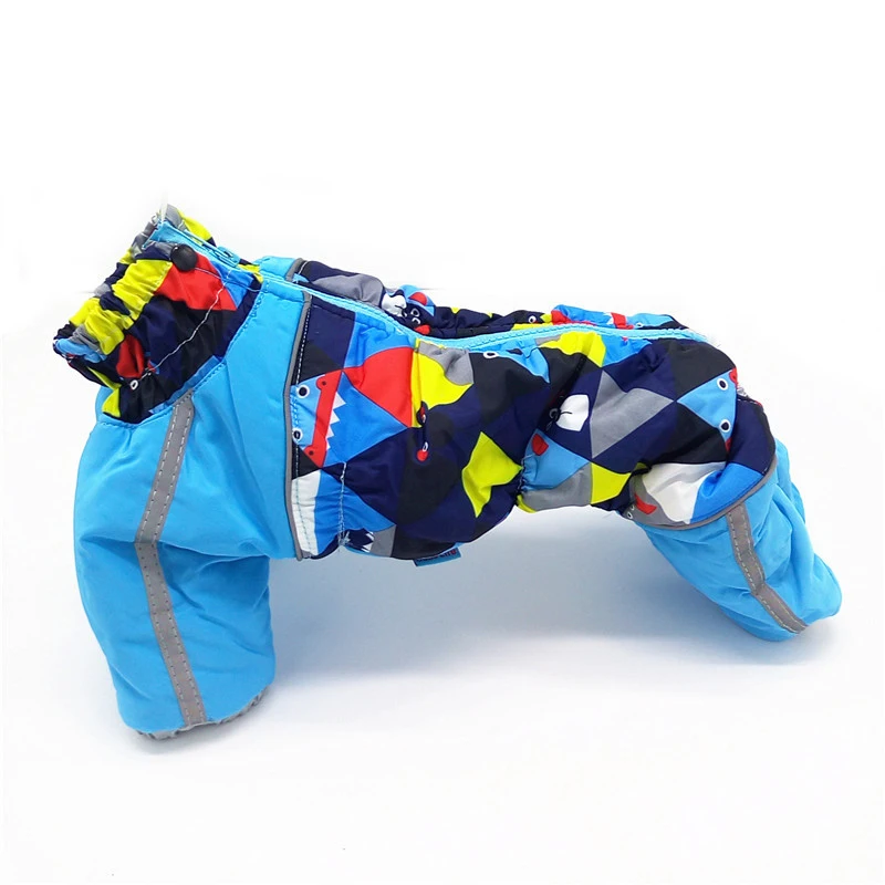 

Winter Dog Clothes Luxury Warm Dog Coat Jumpsuit Stylish Small Pet Snowsuit with Zipper Overalls for Boy&Girl Dogs