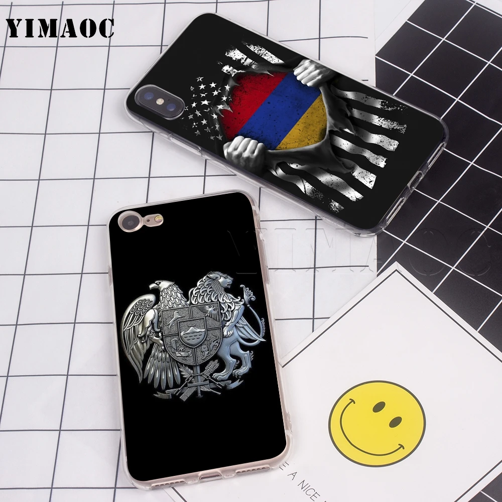 Чехол YIMAOC с флагом армян для Huawei P8 P9 P10 P20 P30 P Smart Lite Pro Mate 10 Y6 Prime 2018|Бамперы| |