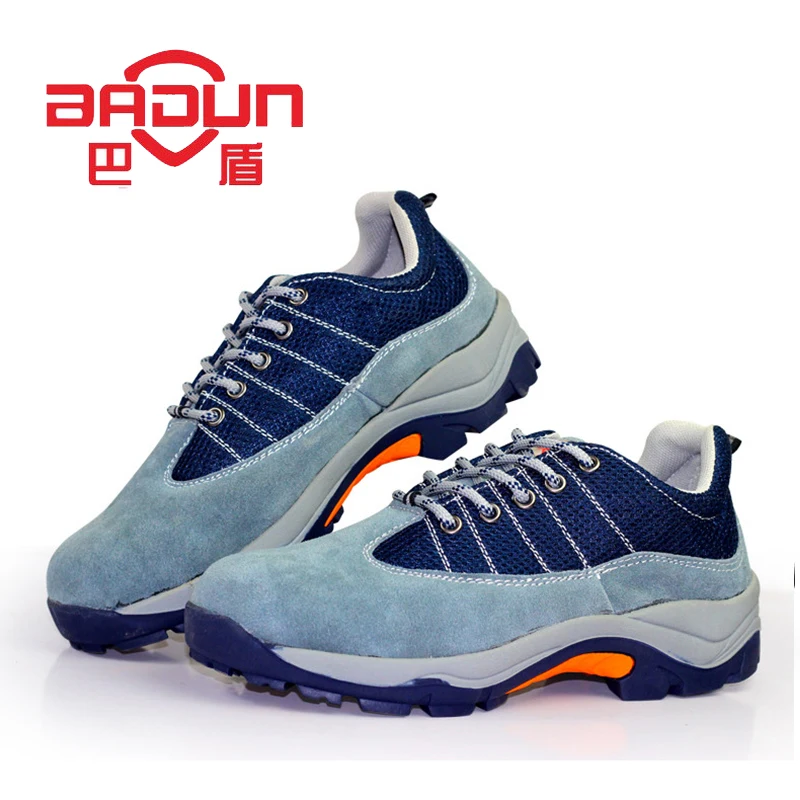 Mannen Veiligheidsschoenen Stalen Neus Yeezy Schoenen Mannelijke Mode Werk  Flats Lace Up Nubuck Lether Topkwaliteit Blauw Schoenen Plus Zie|shoe  sling|shoes brazilshoe warmer - AliExpress
