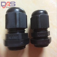 100 шт. M12x1.5 для 3-6.5 мм кабель IP68 Водонепроницаемый нейлон Пластик кабельный ввод Разъем