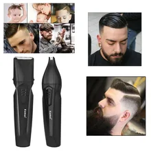 Kemei 5 в 1 триммер для волос многофункциональная Аккумуляторная Беспроводная Машинка для стрижки волос Машинка для стрижки электробритва бороды для мужчин 43