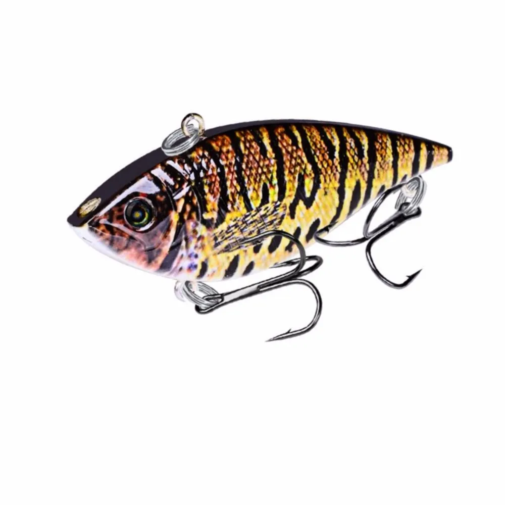 

1pcs/lot 7cm 12g Fishing Lure Winter Hard Bait Vib Lures Pesca 6# Hooks Crankbait Artificial Bait Wobbler Fishing Tackle