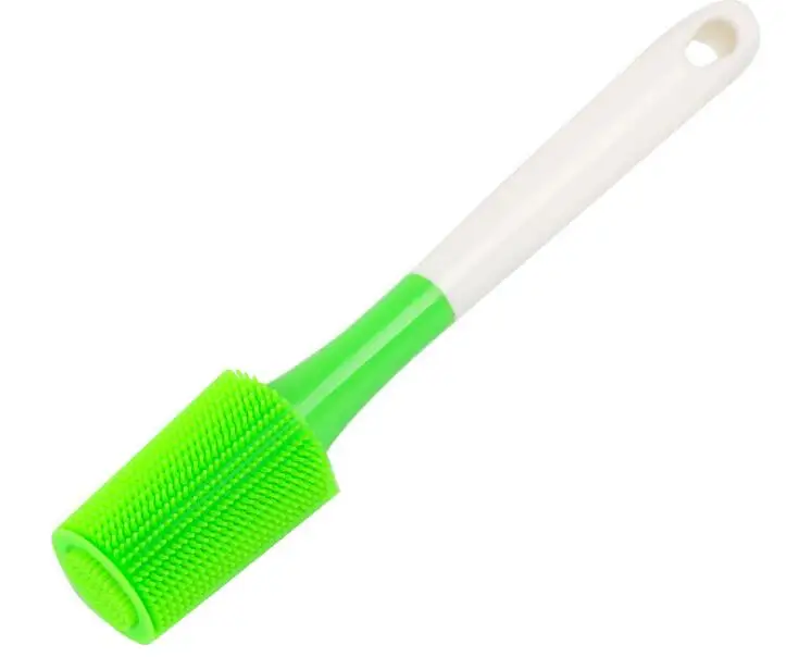 Silicone Brush Long handled Cup mug Cleaning Brush bottle Baby milk