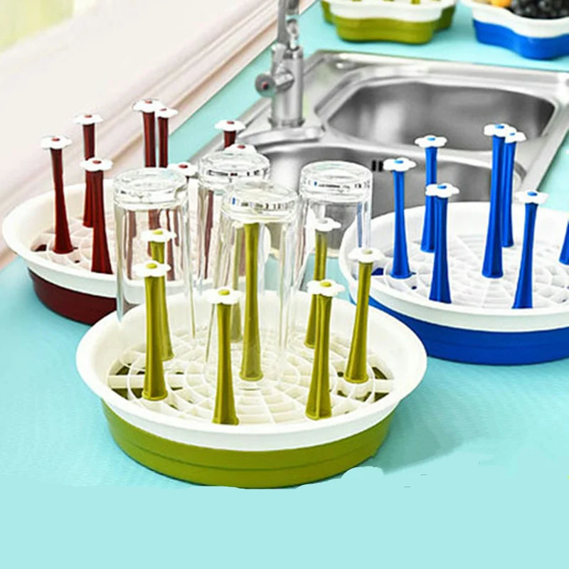 Buy Kitchen Sink Drain Rack water drip Cup Storage