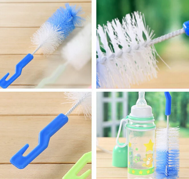 

multifunctional nylon cleaning brush cup brush bottle brush nipple brush ss320