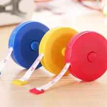 1 шт. портативная рулетка 150 см выдвижная рулетка швейная диета линейка миниатюрный инструмент сантиметр/дюйм лента случайный