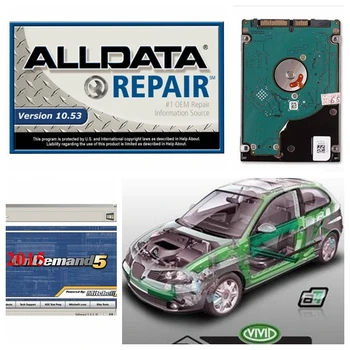 

Alldata v10.53 Auto repair software alldata Mit//chell OD5 ElsaWin6.0 Vivid workshop ATSG 24 in 1TB HDD DHL free shipping